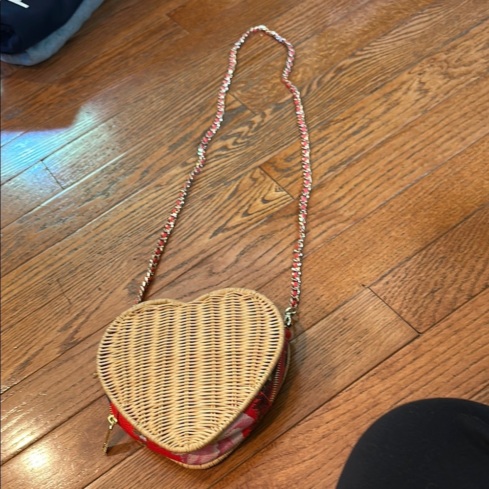 Ted Baker Red and Tan Crossbody Bag